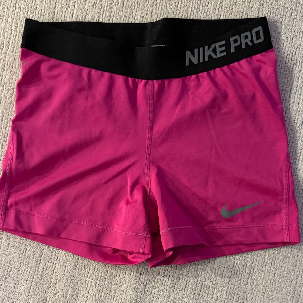 Women’s Nike Pro Women's Bright Pink Athletic Shorts